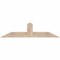 Ekena Millwork Portland Smooth Timber Gable Bracket, Douglas Fir, 60"W x 15"H x 5 1/2"D x 5 1/2"F, 6/12 Pitch GBW060X15X0606POR00SDF - alternate 1